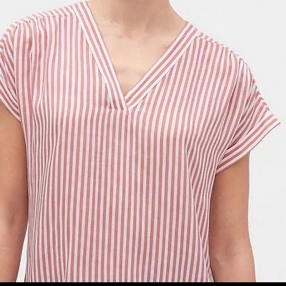 GAP Striped Oversized Fit Top Size XS - Picture 1 of 7